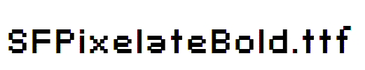 SFPixelateBold