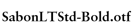 SabonLTStd-Bold