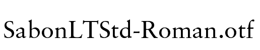 SabonLTStd-Roman