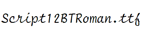 Script12BTRoman