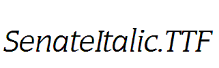 SenateItalic