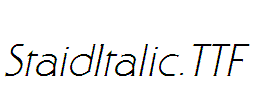 StaidItalic