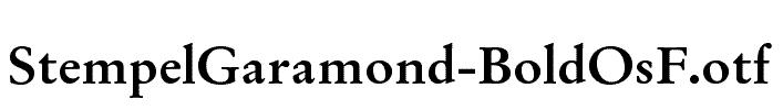 StempelGaramond-BoldOsF