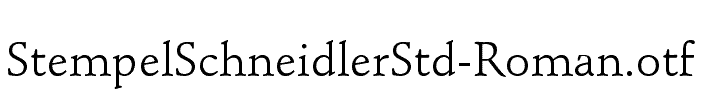 StempelSchneidlerStd-Roman