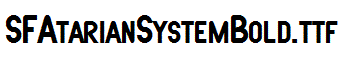 SFAtarianSystemBold