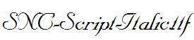 SNC-Script-Italic