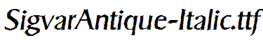 SigvarAntique-Italic