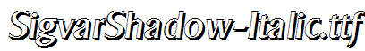 SigvarShadow-Italic