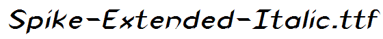 Spike-Extended-Italic