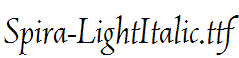 Spira-LightItalic