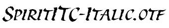 SpiritITC-Italic