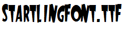 StartlingFont