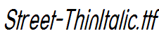 Street-ThinItalic