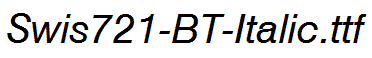 Swis721-BT-Italic