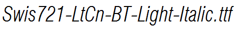 Swis721-LtCn-BT-Light-Italic