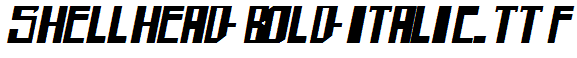 shellhead-Bold-Italic