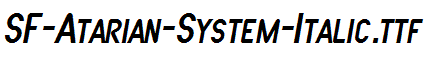 SF-Atarian-System-Italic