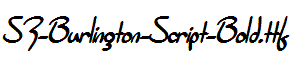 SF-Burlington-Script-Bold