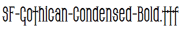 SF-Gothican-Condensed-Bold