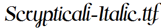 Scrypticali-Italic