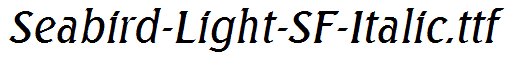 Seabird-Light-SF-Italic