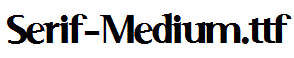 Serif-Medium