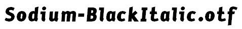 Sodium-BlackItalic