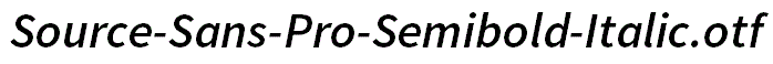 Source-Sans-Pro-Semibold-Italic