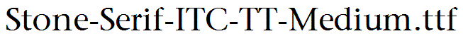 Stone-Serif-ITC-TT-Medium