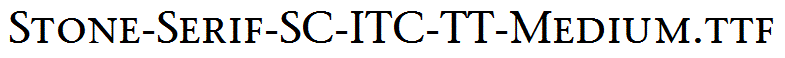 Stone-Serif-SC-ITC-TT-Medium