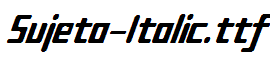 Sujeta-Italic