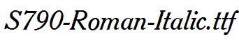 S790-Roman-Italic