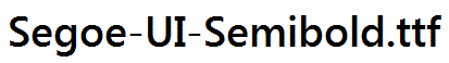 Segoe-UI-Semibold