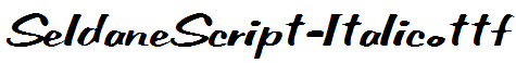 SeldaneScript-Italic