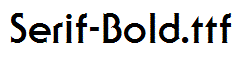 Serif-Bold