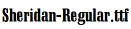 Sheridan-Regular