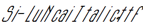 Si-LuNcaiItalic