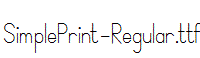 SimplePrint-Regular