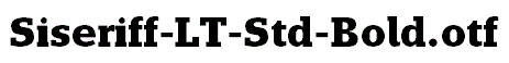 Siseriff-LT-Std-Bold