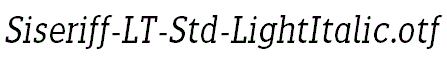 Siseriff-LT-Std-LightItalic