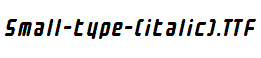 Small-type-(italic)