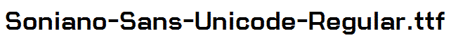 Soniano-Sans-Unicode-Regular