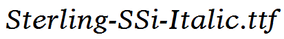 Sterling-SSi-Italic