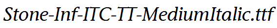 Stone-Inf-ITC-TT-MediumItalic