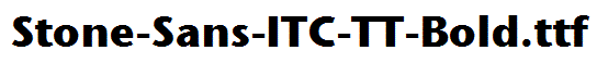 Stone-Sans-ITC-TT-Bold