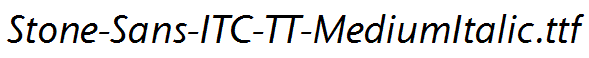 Stone-Sans-ITC-TT-MediumItalic