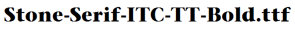 Stone-Serif-ITC-TT-Bold