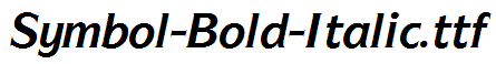 Symbol-Bold-Italic