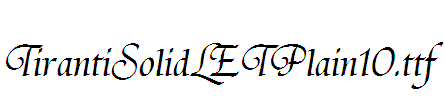 TirantiSolidLETPlain10