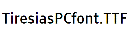 TiresiasPCfont